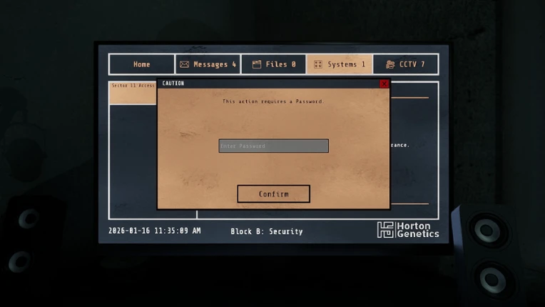 Horton Genetics: Breach screenshot