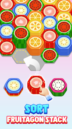 Fruitagon: Stack Sort Image