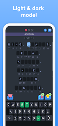 Cipher Master Word Puzzle Game screenshot