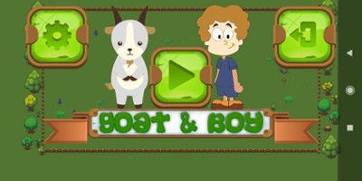 Goat and Boy 2D Image