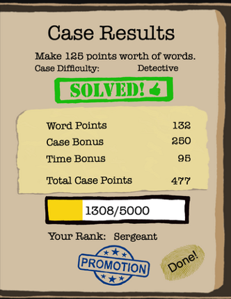 Pulp Diction: Word Detective screenshot