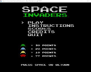 Games like SpaceInvader Pur Code