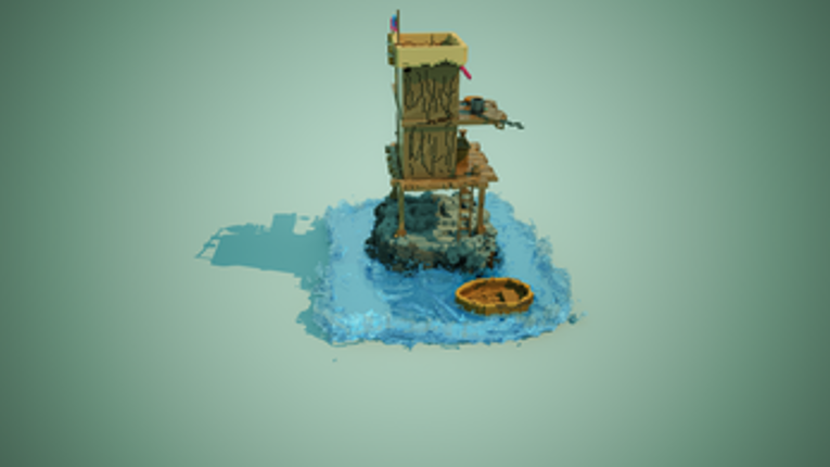 voxel 3D fisher tower Image