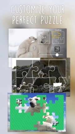 Jigsaw Wonder Polar Bear Puzzles for Kids Free Image