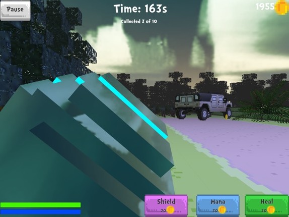 Jurassic Block Hunter - Dino Zoo Rail Shooter With Skins Uploader for Minecraft screenshot