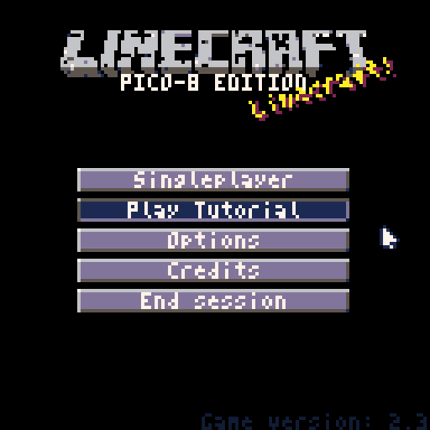 Linecraft - A Minecraft Demake Image