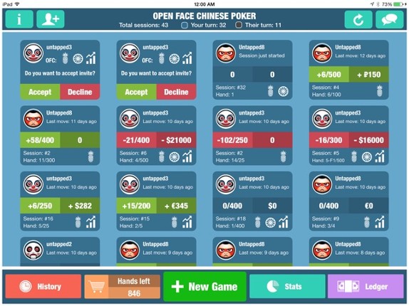 Open Face Chinese Poker (OFC) Image