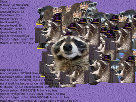 Racoon Clicker 2(Update 1.6) Image