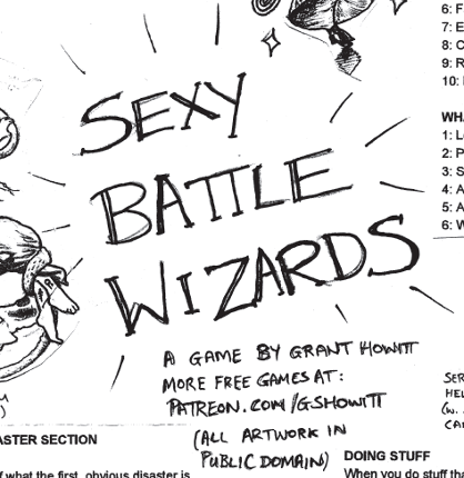 Sexy Battle Wizards Game Cover