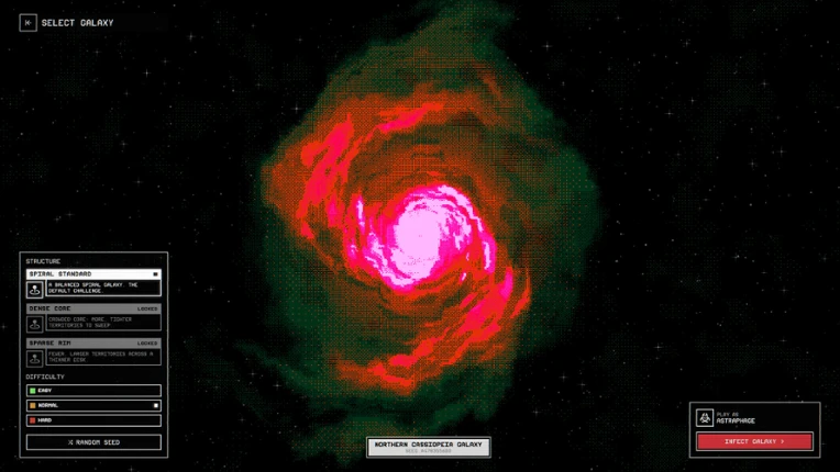 STARPHAGE: Galactic Plague Simulator Image