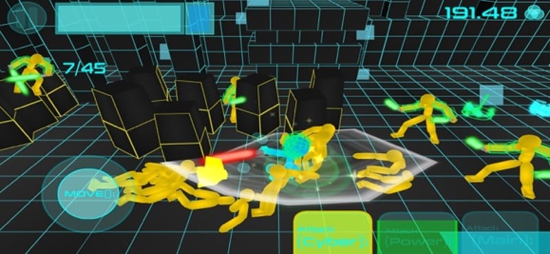 Stickman Neon: Sword Fighting screenshot