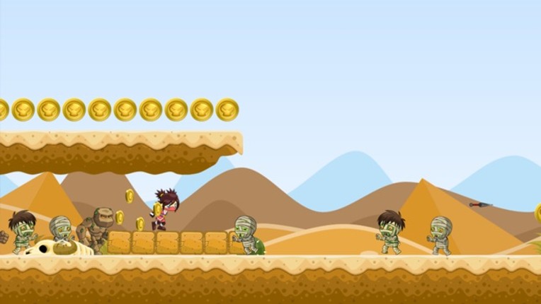 Super Ninja VS Zombie - Run And Fight In Graveyard screenshot