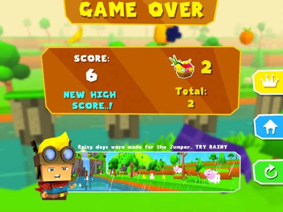 Tiny Jumper Justin: Fruit Rush screenshot