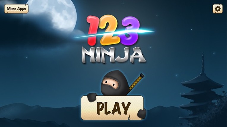 123 Ninja the First Numbers Slicing Game for Kids Image