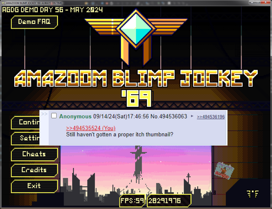 Games like AMAZOOM BLIMP JOCKEY '69