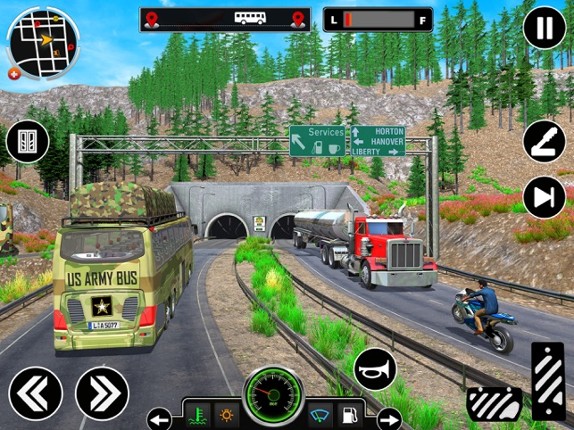 Army Bus Driving Games 3D Image