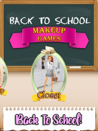 Back To School: Makeup Games screenshot