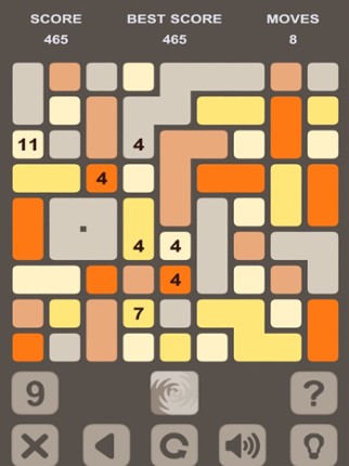Blocks Numbers Puzzle screenshot
