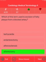 Cardiology Medical Terms Quiz Image