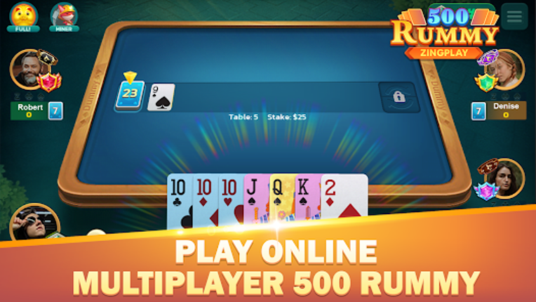 500 Rummy ZingPlay screenshot