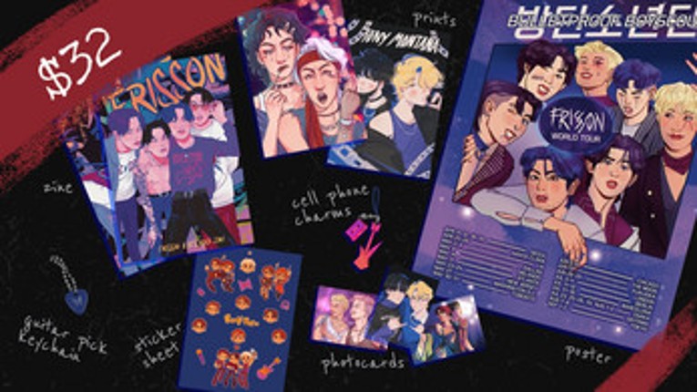 frisson: a bts rock zine Image