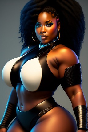 Sexy Black Girls-Cyber babes Fantasy app Image