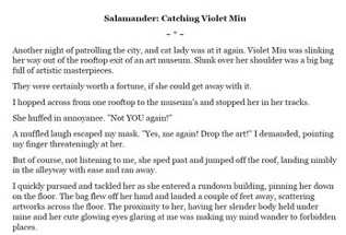 Salamander: Catching Violet Miu Image