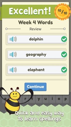 Spelling Assistant : Helping you ace the spelling bee! screenshot