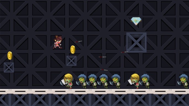 Super Ninja VS Zombie - Run And Fight In Graveyard screenshot