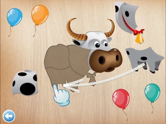 Animal puzzle & games for kids screenshot
