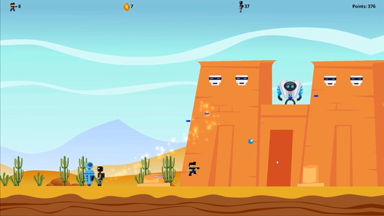 Cabezurrio vs Robots 2.0 screenshot
