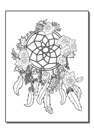 Coloring pages dreamcatcher screenshot