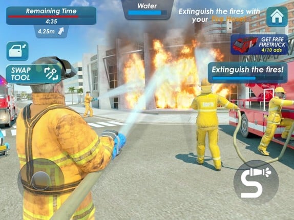 Fire Truck Game 911 Emergency screenshot