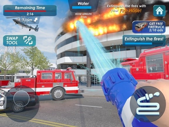 Fire Truck Game 911 Emergency screenshot