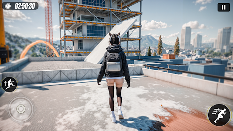 Going Up Jump Parkour Rooftop screenshot