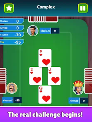 Trix King of Hearts Card Game screenshot