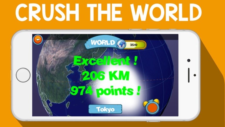 GEO GLOBE QUIZ 3D - Free World City Geography Quizz App screenshot