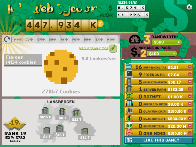 Games like IDLE Web Tycoon