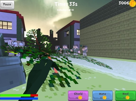 Jurassic Block Hunter - Dino Zoo Rail Shooter With Skins Uploader for Minecraft Image
