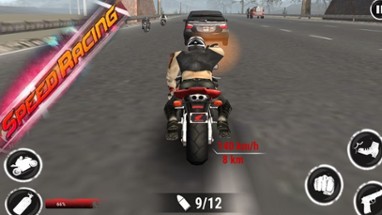 MOTOR BIKE Stunt Fighter RACER 3D Image