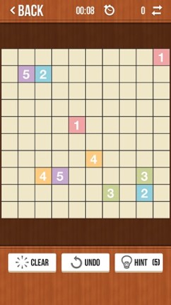 Number Link Free - Logic Path and Line Drawing Board Game screenshot