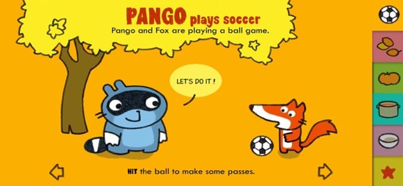 Pango plays soccer screenshot