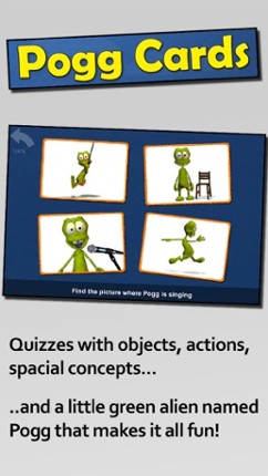 Pogg Cards - flashcards quiz and vocabulary building game plus make your own flashcard quizzes screenshot