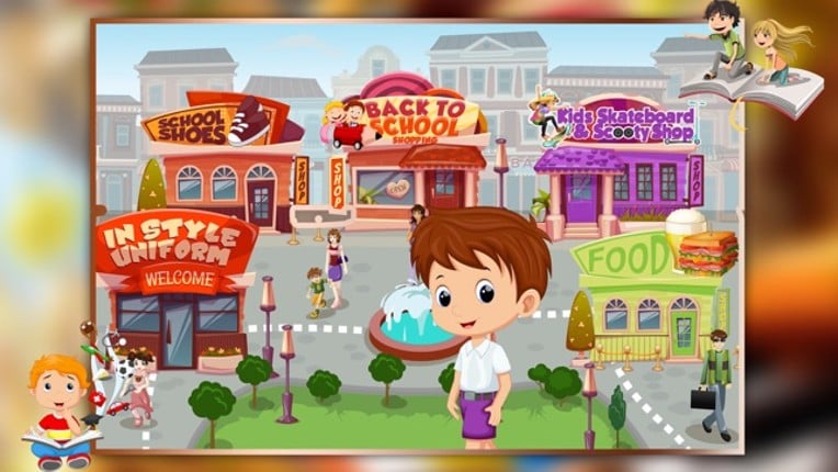 Supermarket Boy School Shopping - Learn to buy uniform, lunchbox &amp; shoes in crazy Super market screenshot