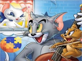 Tom and Jerry Match 3 Puzzle Game Image