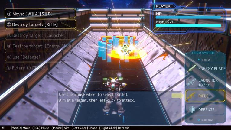 VOID ARMOR: FORM DRIVE screenshot