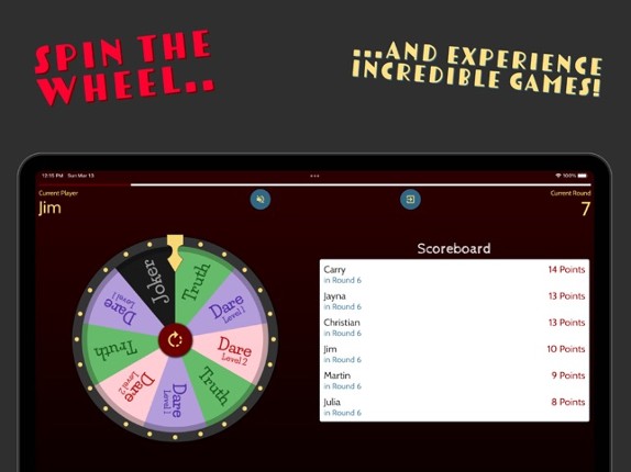 Wheel of Truth or Dare Image