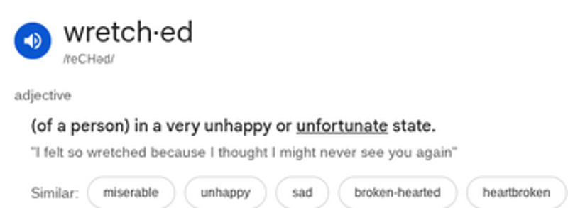 Woes Of Their Wretched. Image