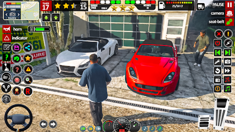 Driving School Game: City Car screenshot