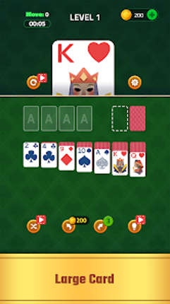 Big Card Solitaire Image